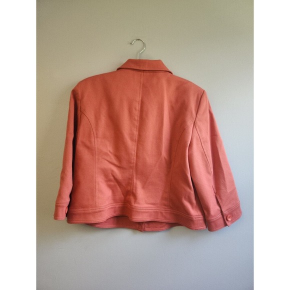 Ladies Petite Dress Coral Pink Suit‎ Jacket size 12 Korinna - Picture 3 of 3